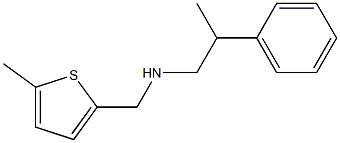 [(5-methylthiophen-2-yl)methyl](2-phenylpropyl)amine Struktur