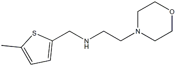 [(5-methylthiophen-2-yl)methyl][2-(morpholin-4-yl)ethyl]amine Struktur