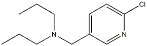 [(6-chloropyridin-3-yl)methyl]dipropylamine Struktur