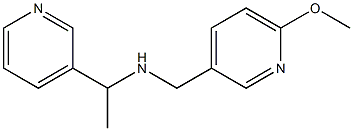 [(6-methoxypyridin-3-yl)methyl][1-(pyridin-3-yl)ethyl]amine Struktur