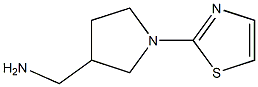 [1-(1,3-thiazol-2-yl)pyrrolidin-3-yl]methylamine Struktur