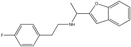 [1-(1-benzofuran-2-yl)ethyl][2-(4-fluorophenyl)ethyl]amine Struktur