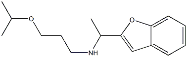 [1-(1-benzofuran-2-yl)ethyl][3-(propan-2-yloxy)propyl]amine Struktur