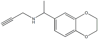 [1-(2,3-dihydro-1,4-benzodioxin-6-yl)ethyl](prop-2-yn-1-yl)amine Struktur