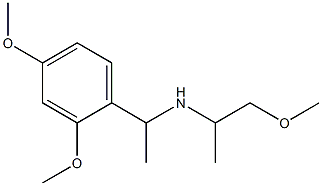 [1-(2,4-dimethoxyphenyl)ethyl](1-methoxypropan-2-yl)amine Struktur