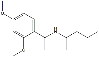 [1-(2,4-dimethoxyphenyl)ethyl](pentan-2-yl)amine Struktur