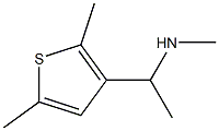 [1-(2,5-dimethylthiophen-3-yl)ethyl](methyl)amine Struktur