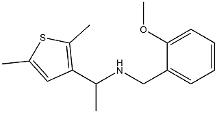 [1-(2,5-dimethylthiophen-3-yl)ethyl][(2-methoxyphenyl)methyl]amine Struktur