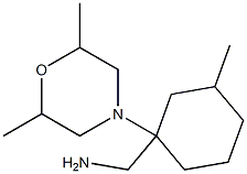 [1-(2,6-dimethylmorpholin-4-yl)-3-methylcyclohexyl]methylamine Struktur