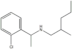 [1-(2-chlorophenyl)ethyl](2-methylpentyl)amine Struktur