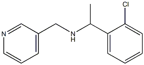 [1-(2-chlorophenyl)ethyl](pyridin-3-ylmethyl)amine Struktur