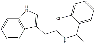 [1-(2-chlorophenyl)ethyl][2-(1H-indol-3-yl)ethyl]amine Struktur