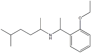 [1-(2-ethoxyphenyl)ethyl](5-methylhexan-2-yl)amine Struktur