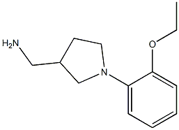 [1-(2-ethoxyphenyl)pyrrolidin-3-yl]methylamine Struktur