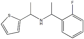 [1-(2-fluorophenyl)ethyl][1-(thiophen-2-yl)ethyl]amine Struktur