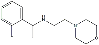 [1-(2-fluorophenyl)ethyl][2-(morpholin-4-yl)ethyl]amine Struktur