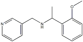 [1-(2-methoxyphenyl)ethyl](pyridin-3-ylmethyl)amine Struktur