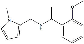 [1-(2-methoxyphenyl)ethyl][(1-methyl-1H-pyrrol-2-yl)methyl]amine Struktur