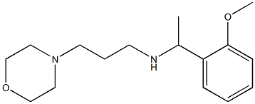 [1-(2-methoxyphenyl)ethyl][3-(morpholin-4-yl)propyl]amine Struktur