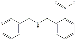 [1-(2-nitrophenyl)ethyl](pyridin-3-ylmethyl)amine Struktur