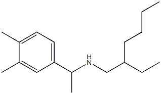 [1-(3,4-dimethylphenyl)ethyl](2-ethylhexyl)amine Struktur