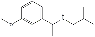 [1-(3-methoxyphenyl)ethyl](2-methylpropyl)amine Struktur