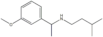 [1-(3-methoxyphenyl)ethyl](3-methylbutyl)amine Struktur