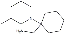 [1-(3-methylpiperidin-1-yl)cyclohexyl]methylamine Struktur