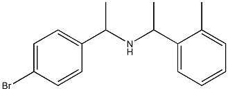 [1-(4-bromophenyl)ethyl][1-(2-methylphenyl)ethyl]amine Struktur