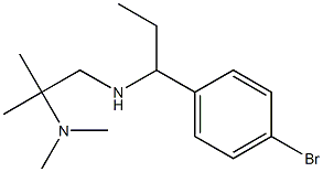 [1-(4-bromophenyl)propyl][2-(dimethylamino)-2-methylpropyl]amine Struktur