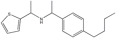 [1-(4-butylphenyl)ethyl][1-(thiophen-2-yl)ethyl]amine Struktur