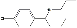 [1-(4-chlorophenyl)butyl](prop-2-en-1-yl)amine Struktur