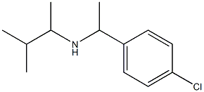 [1-(4-chlorophenyl)ethyl](3-methylbutan-2-yl)amine Struktur