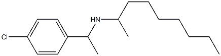 [1-(4-chlorophenyl)ethyl](nonan-2-yl)amine Struktur