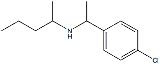 [1-(4-chlorophenyl)ethyl](pentan-2-yl)amine Struktur