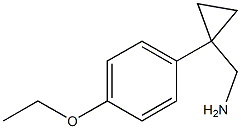 [1-(4-ethoxyphenyl)cyclopropyl]methanamine Struktur