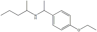 [1-(4-ethoxyphenyl)ethyl](pentan-2-yl)amine Struktur