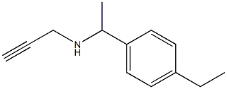 [1-(4-ethylphenyl)ethyl](prop-2-yn-1-yl)amine Struktur