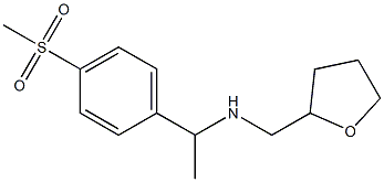 [1-(4-methanesulfonylphenyl)ethyl](oxolan-2-ylmethyl)amine Struktur