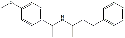 [1-(4-methoxyphenyl)ethyl](4-phenylbutan-2-yl)amine Struktur