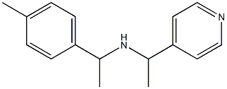 [1-(4-methylphenyl)ethyl][1-(pyridin-4-yl)ethyl]amine Struktur