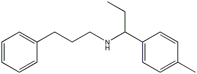 [1-(4-methylphenyl)propyl](3-phenylpropyl)amine Struktur