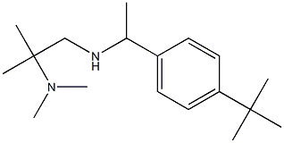 [1-(4-tert-butylphenyl)ethyl][2-(dimethylamino)-2-methylpropyl]amine Struktur