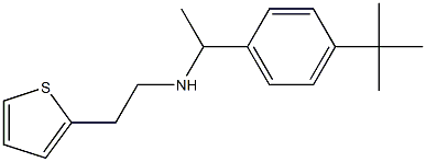 [1-(4-tert-butylphenyl)ethyl][2-(thiophen-2-yl)ethyl]amine Struktur