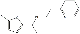 [1-(5-methylfuran-2-yl)ethyl][2-(pyridin-2-yl)ethyl]amine Struktur