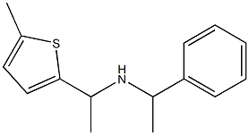 [1-(5-methylthiophen-2-yl)ethyl](1-phenylethyl)amine Struktur