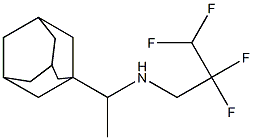 [1-(adamantan-1-yl)ethyl](2,2,3,3-tetrafluoropropyl)amine Struktur