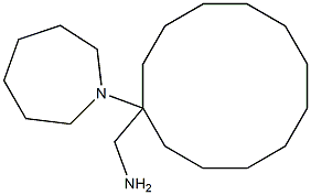 [1-(azepan-1-yl)cyclododecyl]methanamine Struktur