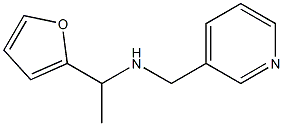 [1-(furan-2-yl)ethyl](pyridin-3-ylmethyl)amine Struktur