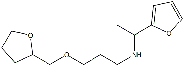 [1-(furan-2-yl)ethyl][3-(oxolan-2-ylmethoxy)propyl]amine Struktur